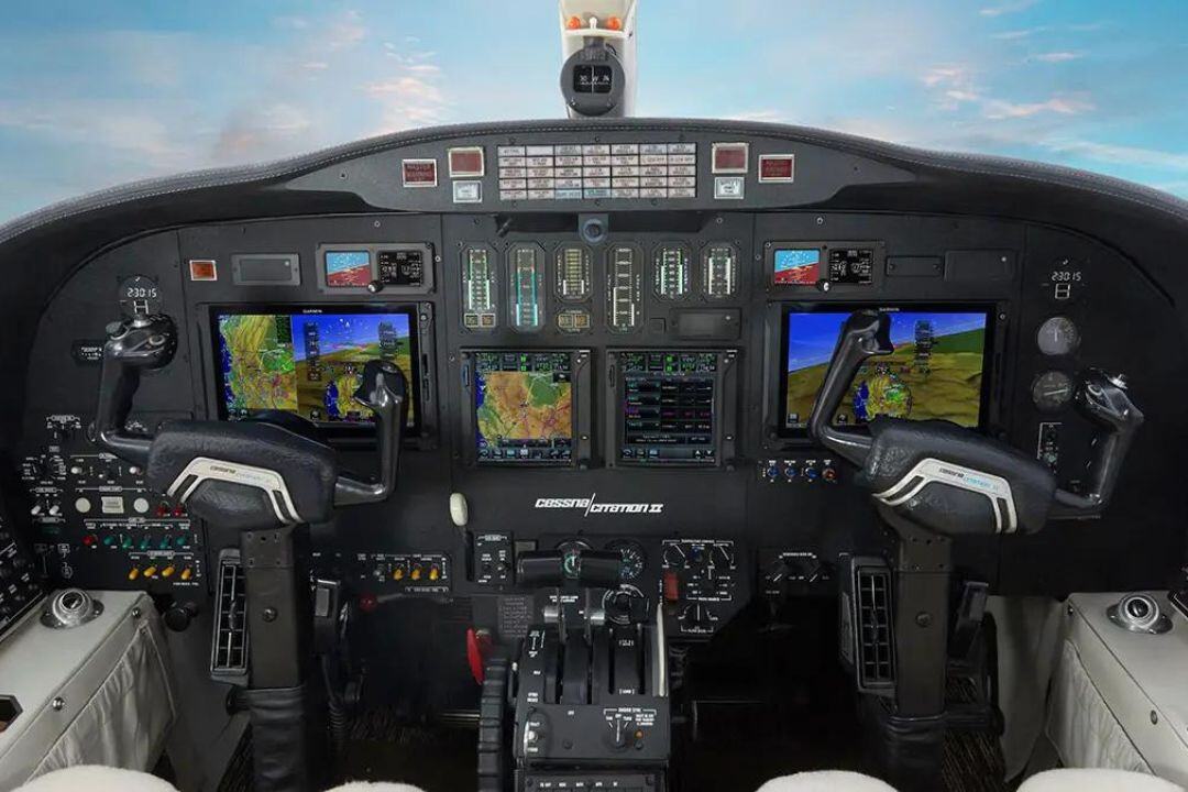 ATS Citation II cockpit