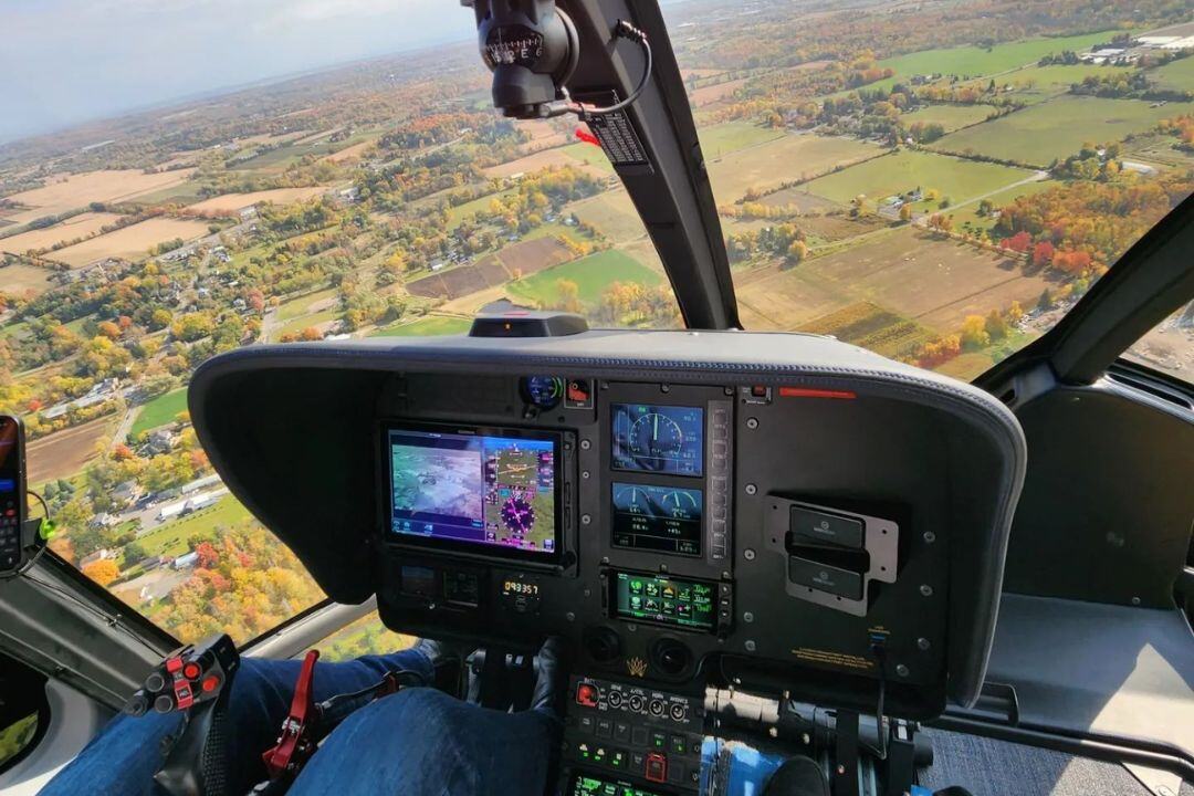 ATS EC130 cockpit