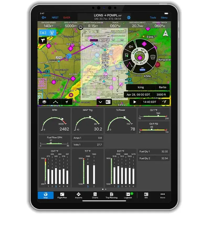 STREAM TO GARMIN PILOT